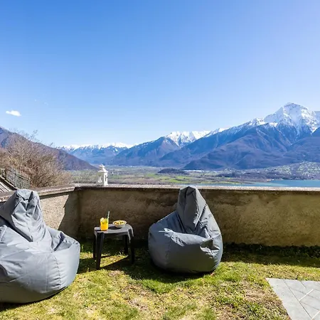 Lago Di Como - Luxury Panoramic Garden - Free Wifi Villa Gera Lario