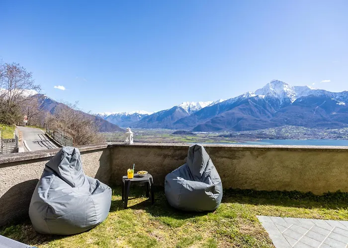 Lago Di Como - Luxury Panoramic Garden - Free Wifi Villa Gera Lario